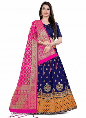 Princely Banarasi Silk A Line Lehenga Choli