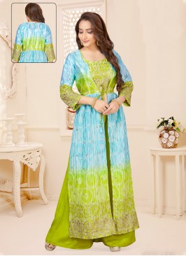 Pristine Multi Colour Trendy Salwar Kameez