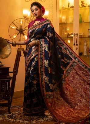 Prodigious Banarasi Silk Festival Classic Saree