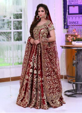 Prodigious Net Wedding Trendy Lehenga Choli