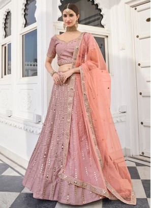 Prodigious Silk Resham Lehenga Choli