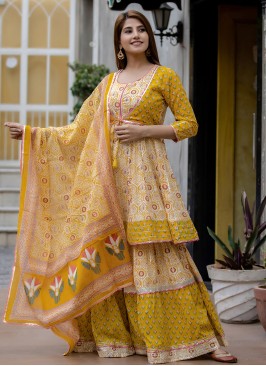 Prominent Cotton Festival Readymade Salwar Kameez