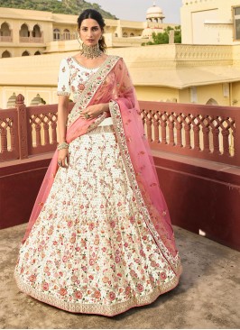 Prominent Thread Organza Lehenga Choli