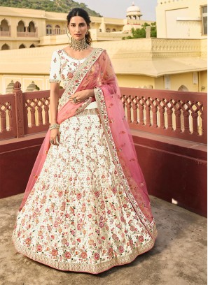 Prominent Thread Organza Lehenga Choli