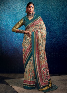 pure-dola Multi Colour Trendy Saree