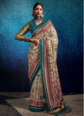 pure-dola Multi Colour Trendy Saree