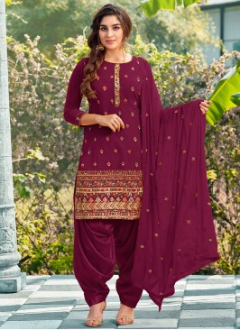 Purple Ceremonial Salwar Kameez