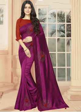Purple Color Casual Saree
