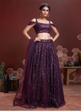 Purple Color Designer Lehenga Choli