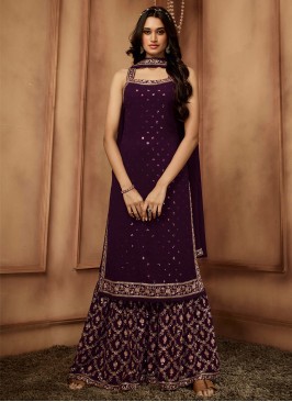 Purple Color Designer Salwar Suit