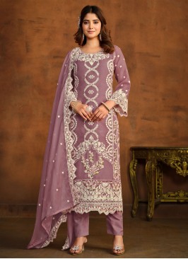 Purple Festival Salwar Kameez