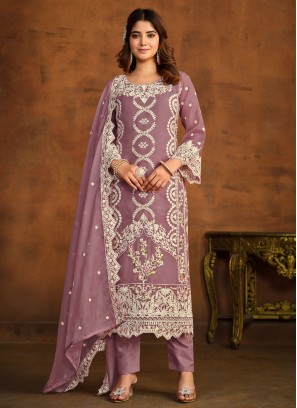 Purple Festival Salwar Kameez