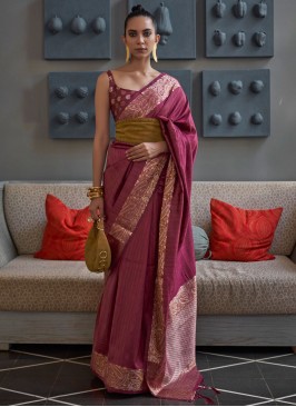 Purple Festival Trendy Saree