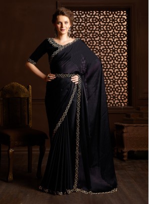 Purple Party Contemporary Saree