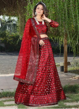 Radiant Embroidered Sangeet A Line Lehenga Choli