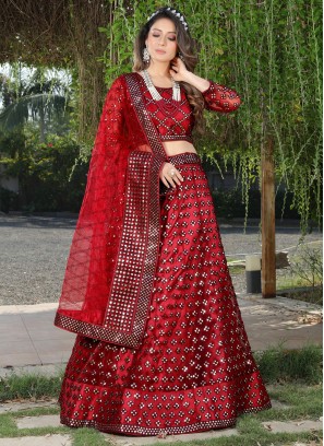 Radiant Embroidered Sangeet A Line Lehenga Choli