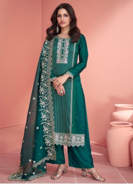 Rama Embroidered Festival Trendy Salwar Kameez