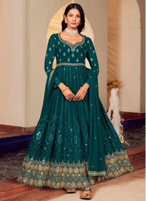 Rama Embroidered Trendy Salwar Kameez