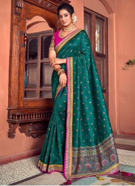 Rama Festival Silk Traditional Saree