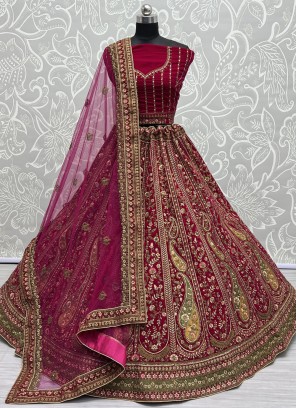 Rani Embroidered Designer Lehenga Choli