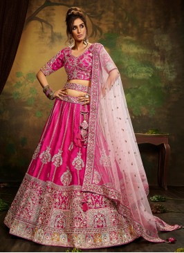Rani Party Silk Designer Lehenga Choli