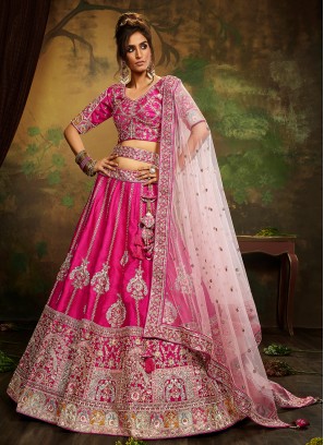Rani Party Silk Designer Lehenga Choli