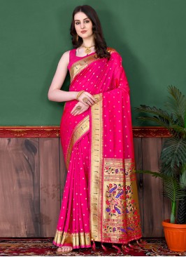 Rani Silk Designer Saree