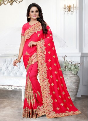 Rani Silk Party Saree