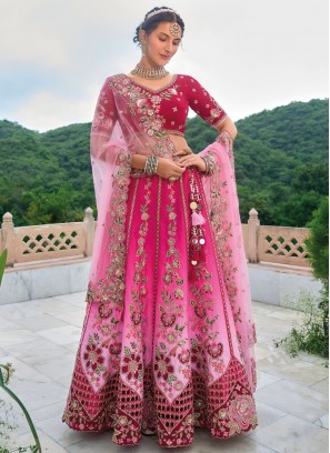Rani Silk Wedding Trendy Lehenga Choli