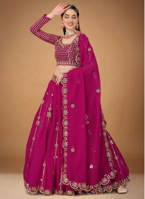 Rani Wedding A Line Lehenga Choli