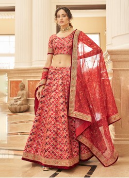 Red Color Designer Lehenga Choli