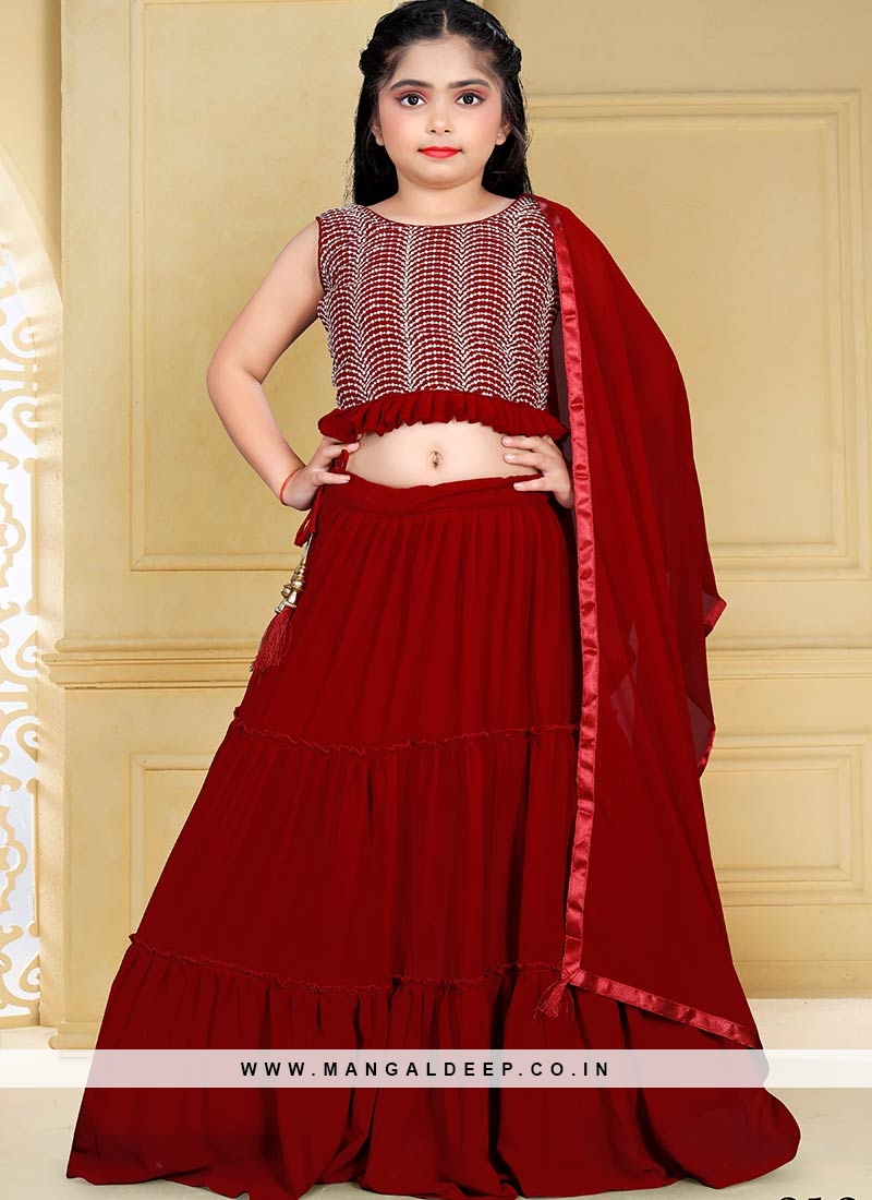 Festive & Traditional Wear Silk Kids Lehenga Choli, Size: 1 Year - 10 Years  at Rs 795/piece in Mumbai