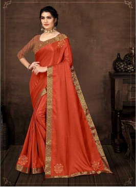 Red Color Silk Regal Saree