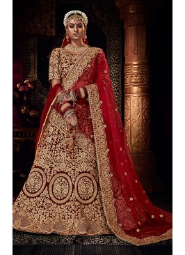 Red Sangeet Lehenga Choli