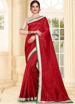 Refreshing Maroon Traditional Saree