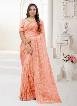 Refreshing Net Bridal Trendy Saree