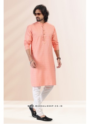 Refreshing Pink Green Premium Linen Cotton Kurta Pant