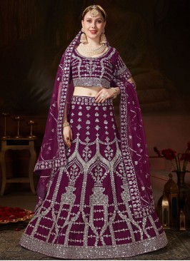 Refreshing Violet Designer Lehenga Choli