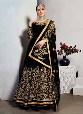 Regal Mirror Ceremonial Floor Length Salwar Suit