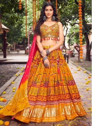 Regal Multi Colour Printed Readymade Lehenga Choli