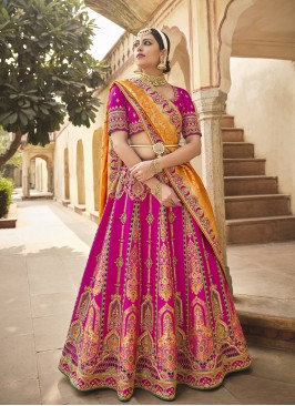 Regal Pink Color Silk Lehenga Choli