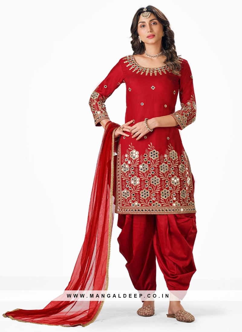 Sanvi Fabrics Patiala Suits Dress at Rs. 826/- Free Shipping & COD – Dress  Material Online – Sanvi Fabrics