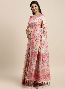 Remarkable Cotton Silk Woven Contemporary Saree