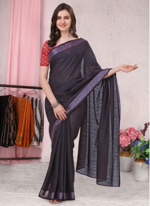 Remarkable Zari Contemporary Style Saree