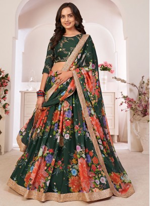 Renowned Green Sangeet Lehenga Choli