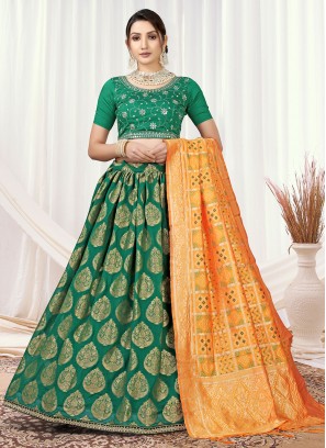 Resplendent A Line Lehenga Choli For Sangeet