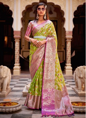 Ruritanian Silk Contemporary Saree