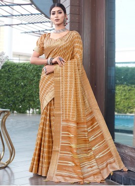 Rust Ceremonial Saree