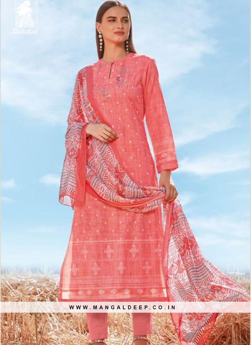 Sangeet Function Wear Pink Color Designer Suit