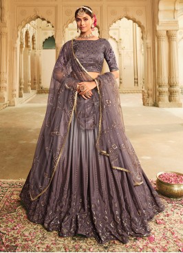 Sanget Function Wear Multi Color Silk Lehenga Choli